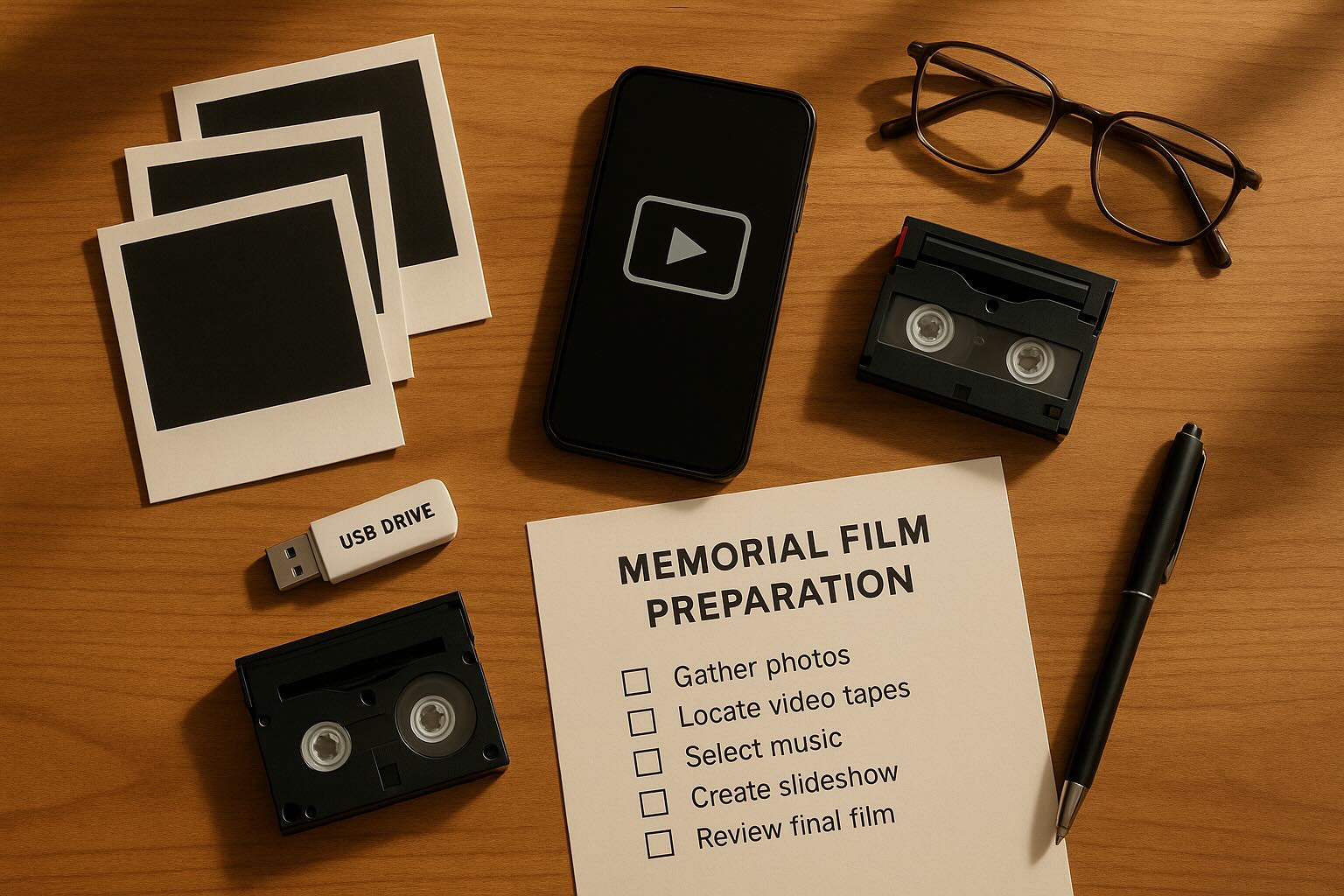 How to Prepare Photos and Videos for a Memorial Film (Simple Guide for Families)