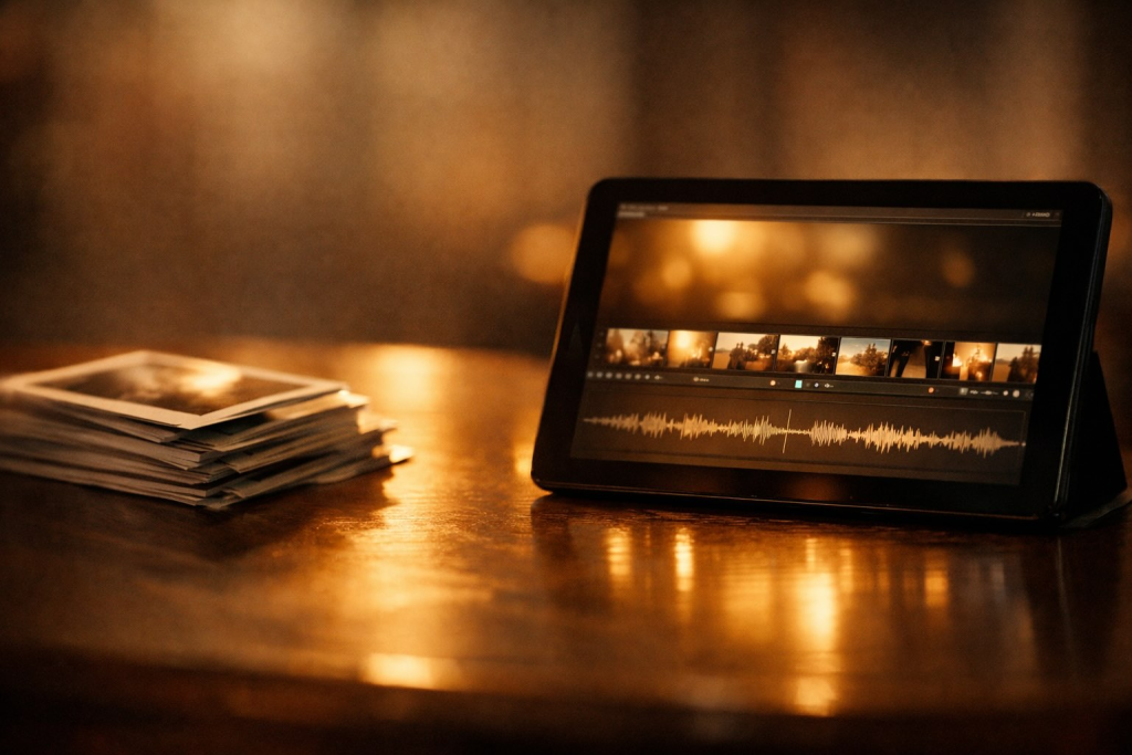 life story film vs funeral slideshow comparison for families